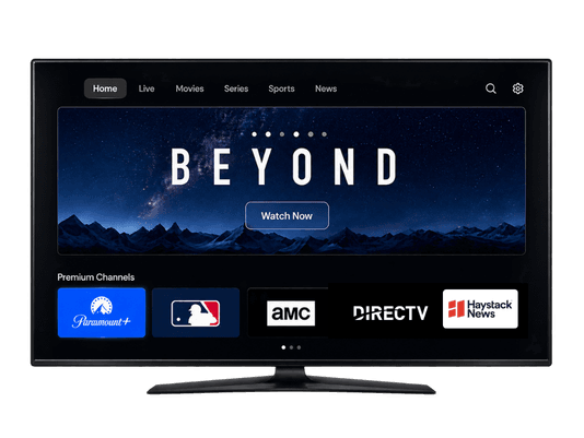 CTV streaming interface